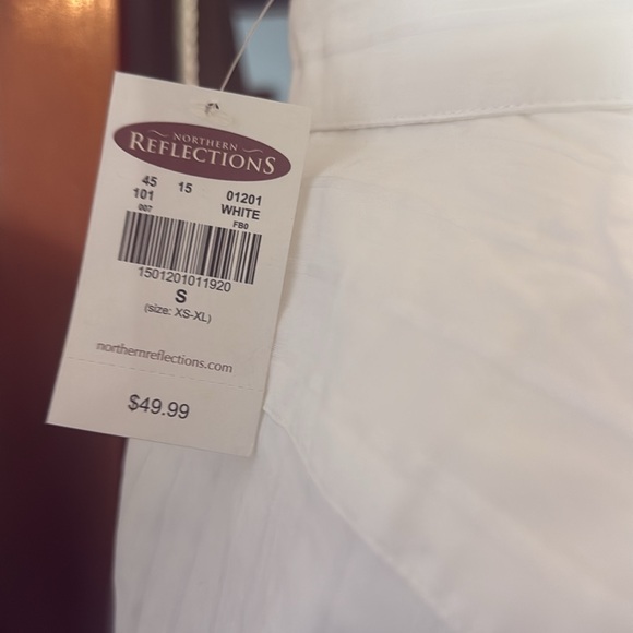 NWT northern reflections size small Elegant White Women's Top - Picture 4 of 4